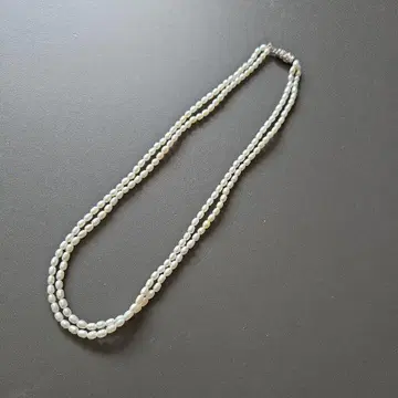 담수 펄 목걸이 2연 41cm