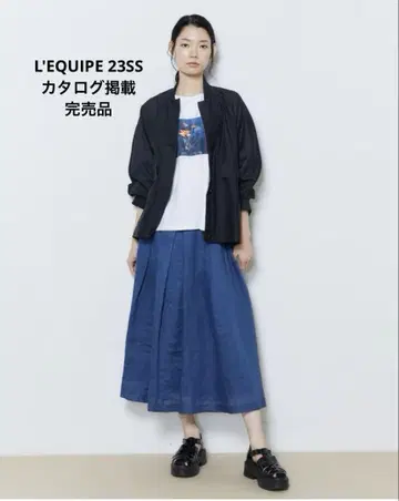 [ 완판템 ] L'EQUIPE 실크 오간자 자켓 블랙