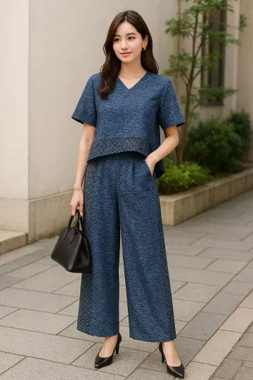 기모노 유카타 리메이크 셋업