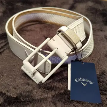 Callaway 화이트 벨트 FR 택 포함 새상품