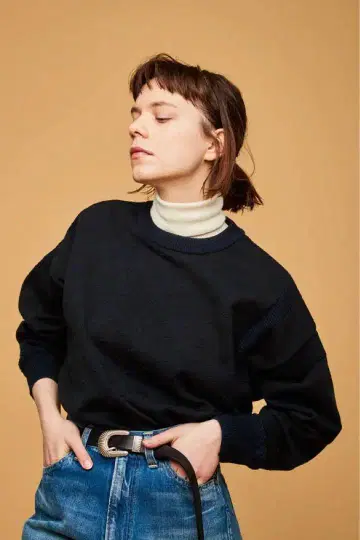 YASHIKI 18AW Tousei Knit(NAVY)