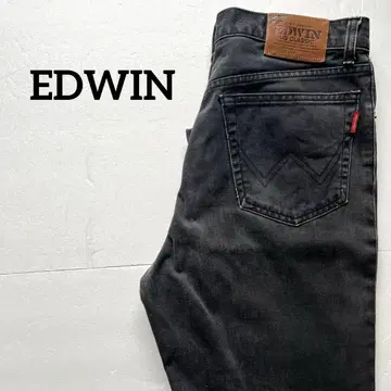 [ EDWIN ] 에드윈 진스 데님 팬츠 블랙 데님