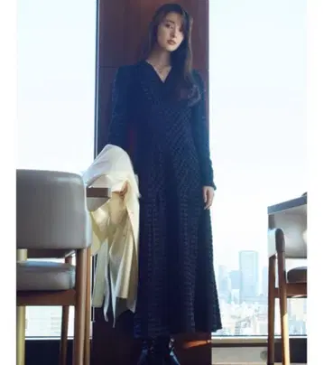 fray id 컷 자카드 카슈쿨 원피스