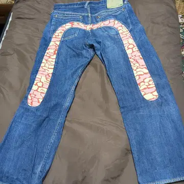EVISU 에비수 청바지 이시가키 카모 패턴 시오타니 브라더스