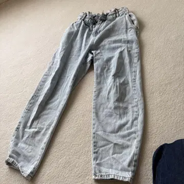 ZARA 라이트 블루 데님 이지 팬츠