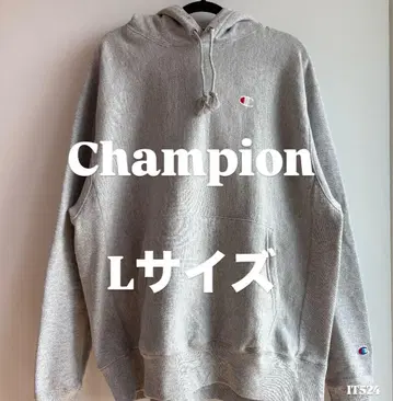 Champion 챔피온 리버스 위브 후드티 그레이 L 사이즈