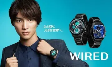 후쿠시 소타 착용 와이어드 리플렉션 AGAV121 WIRED