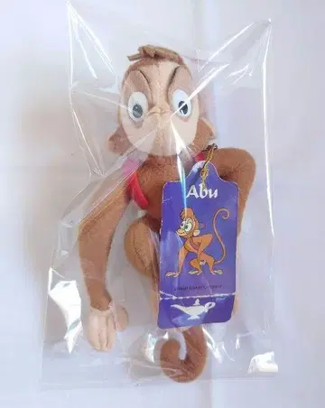 디즈니랜드 알라딘 아부 인형 배지