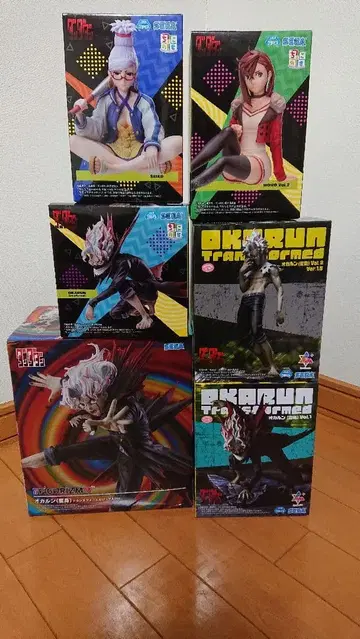 단단단 피규어 6점