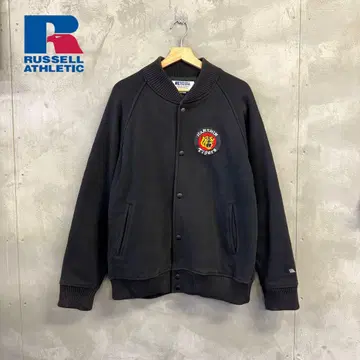 RUSSEL ATHLETIC 한신 타이거즈 바시티 봄버 자켓