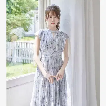 RoseMuse 플로럴 프린트 플리츠 드레스 색스