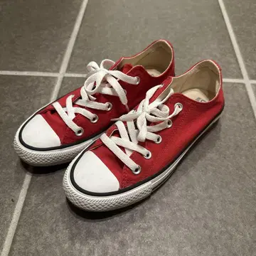CONVERSE 레드 스니커즈