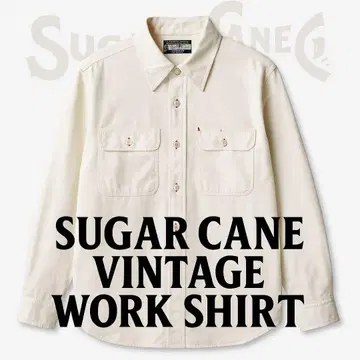 SUGAR CANE 동양 엔터프라이즈 긴팔 셔츠 L 상당 새상품급