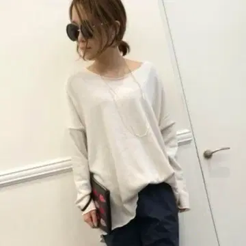 CONTRAIL* 브이넥 루즈 니트