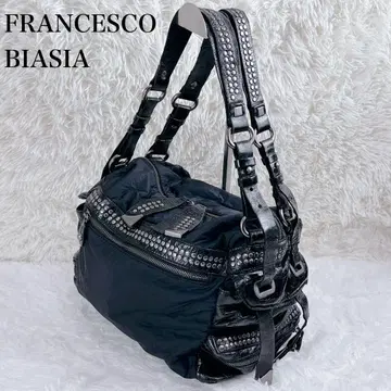 FRANCESCO BIASIA 스터드 숄더 백 y2k 락