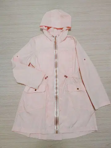 TED BAKER 핑크 후드 부착 트렌치코트 1