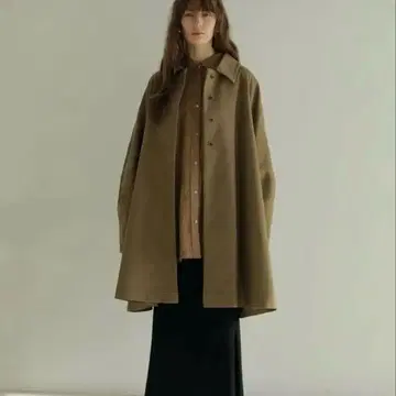 etretokyo 볼륨 슬리브 옥스 숏코트 베이지 S