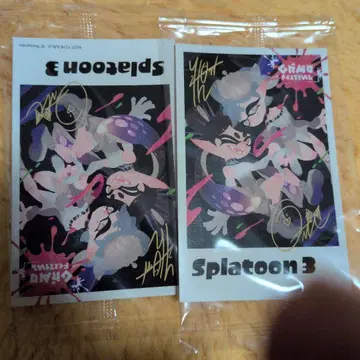 Splatoon 3 사인 포함 아트