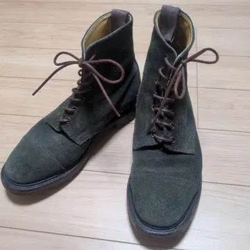 [ Loake ] 올리브 그린 스웨이드 부츠