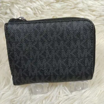 MICHAELKORS 접이식 지갑 로고 올 패턴 블랙