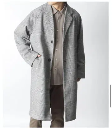 THE SHOP TK 울라이크 멜톤 래글런 체스터 코트