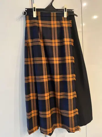 O'NEIL of DUBLIN 체크 무늬 롱 스커트