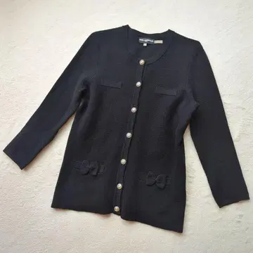 KARL LAGERFELD 칼 라거펠트 골드 버튼 리본 블랙