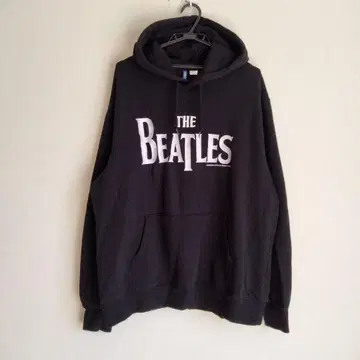 THE BEATLES 비틀즈 맨투맨 풀오버 후드티 블랙 XL