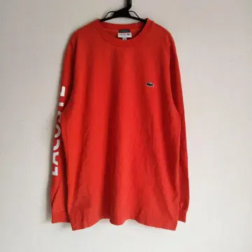 LACOSTE x BEAMS 롱 슬리브 맨투맨 문자 악어