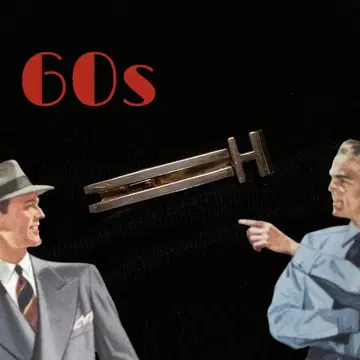 빈티지 넥타이 클립 스완크 swank 60s 로카빌리 레트로