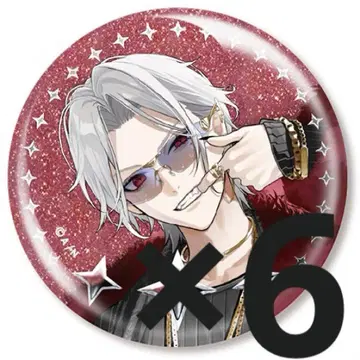 니지산지 쿠츠하 카나에 ChroNoiR 크로노와 글리터 캔뱃지 6개 세트