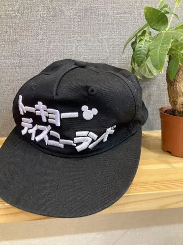 도쿄 디즈니랜드 캡 블랙