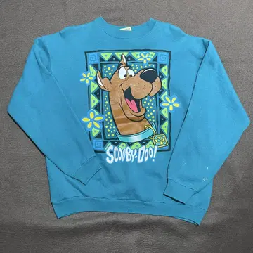 Scooby-Doo 스쿠비두 터콰이즈 맨투맨 90년대 XL