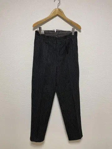 30s 유로 빈티지 바늘 자국 신치 벨트 스트라이프 팬츠 레어