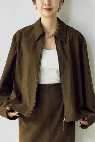 Plage 스웨이드 블루종