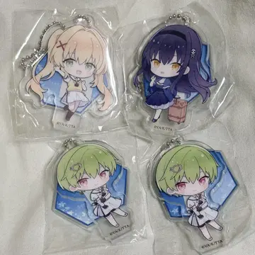 Summer pockets 아크릴 키체인 4점 세트