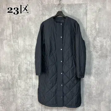 23구 시레 타프타 트윌 퀼팅 코트 38