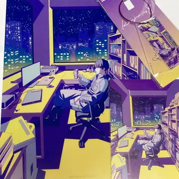 괴수 8호 CITY POP 호시나 소우시로 키링 클리어 파일 포스카