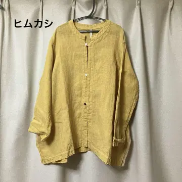 힘카시 린넨 셔츠 블라우스
