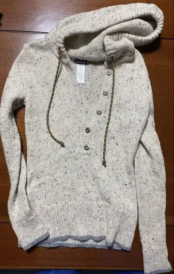 patagonia 후드 부착 니트 스웨터 WOMENS XS