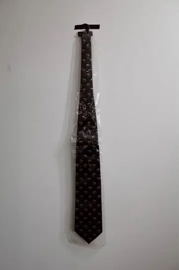sunder 블랙 무늬 넥타이 빈티지