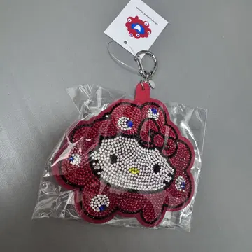 키티 미야쿠미야쿠 가죽 키링
