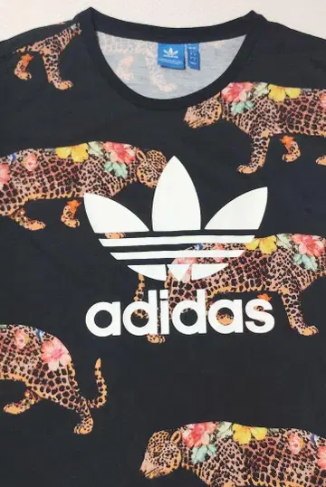 adidas Originals the Farm 콜라보 T셔츠 레오파드 꽃