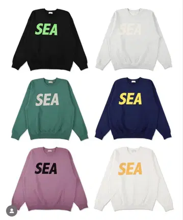 [ 미사용 새상품 ] SEA CREWNECK SWEATSHIRT