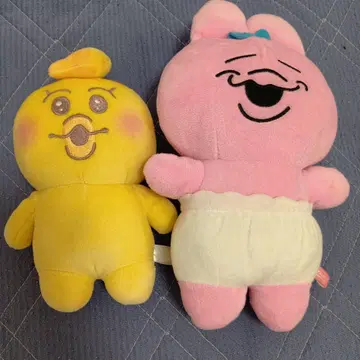 빤쮸토끼와 키미마로의 봉제 인형