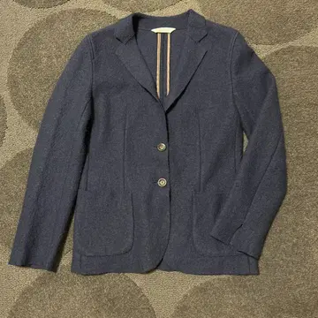 가마쿠라 셔츠 여성용 테일러드 자켓 울 네이비