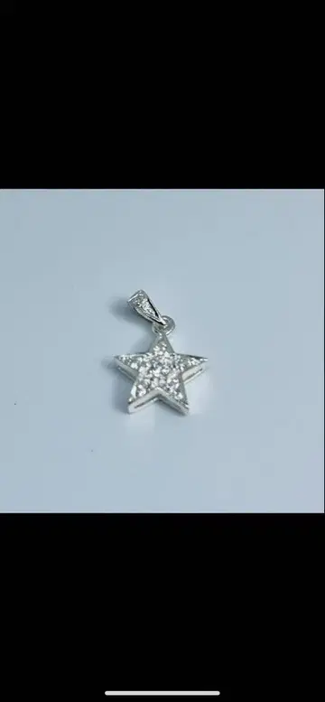 925 silver 실버 목걸이 탑 별 여성용 귀여운 고급