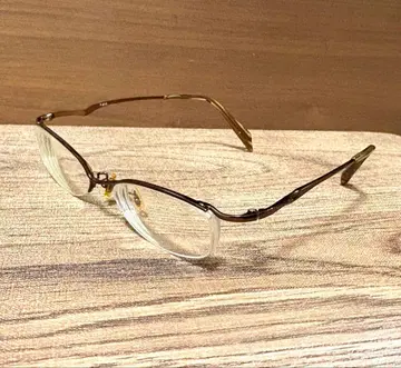 브라운 메탈 프레임 안경 52-18-135