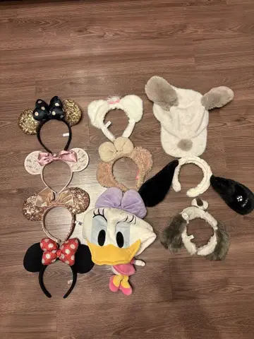 디즈니, USJ 머리띠 모자 세트