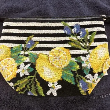 새상품 FEILER 페이러 시칠리아노 보더 이너 파우치